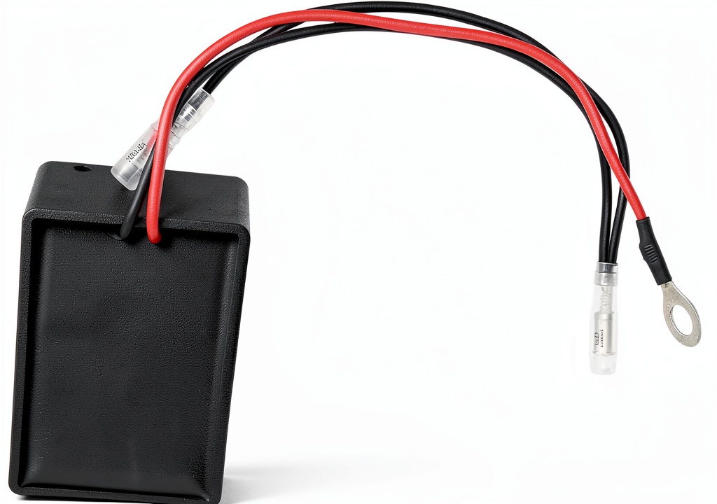 FAMUGOS RPM Rev Limiter installed in a Precedent golf cart engine compartment