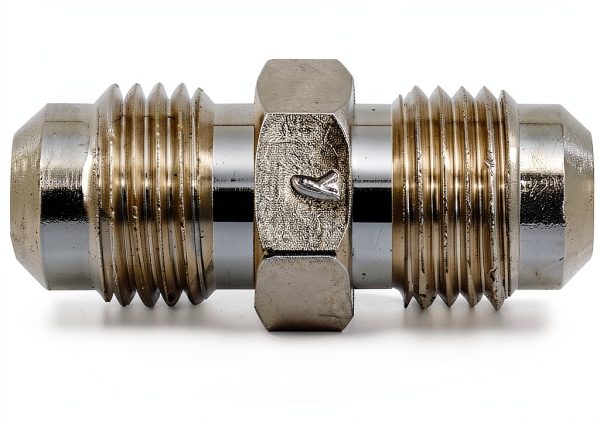 Nitrous Express 1/4" NPT Brass Nickel Male Union Connector Model 16121-1