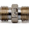 Nitrous Express 1/4" NPT Brass Nickel Male Union Connector Model 16121-0