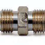 Nitrous Express 1/4" NPT Brass Nickel Male Union Connector Model 16121-0