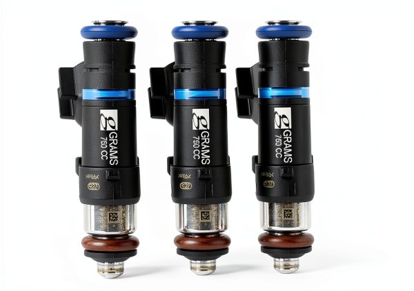 Fuel Injector G Grams Performance G2-0750-0501 Viton 4-Port Black-0