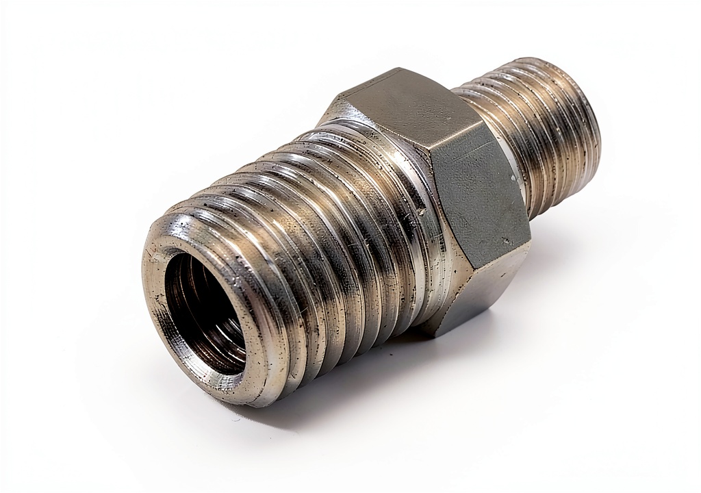 Installing Nitrous Express 16126 1/4 NPT x 1/8 NPT Male Union Connector on a garage workbench