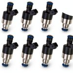 Holley Universal Fuel Injector Pack of 8 - 48 lb/hr EV1 Style-0