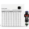 Grams Performance Honda/Acura B/D/F/H Series (Not D17) 1000cc Injector Kit G2-1000-0500, Black-5